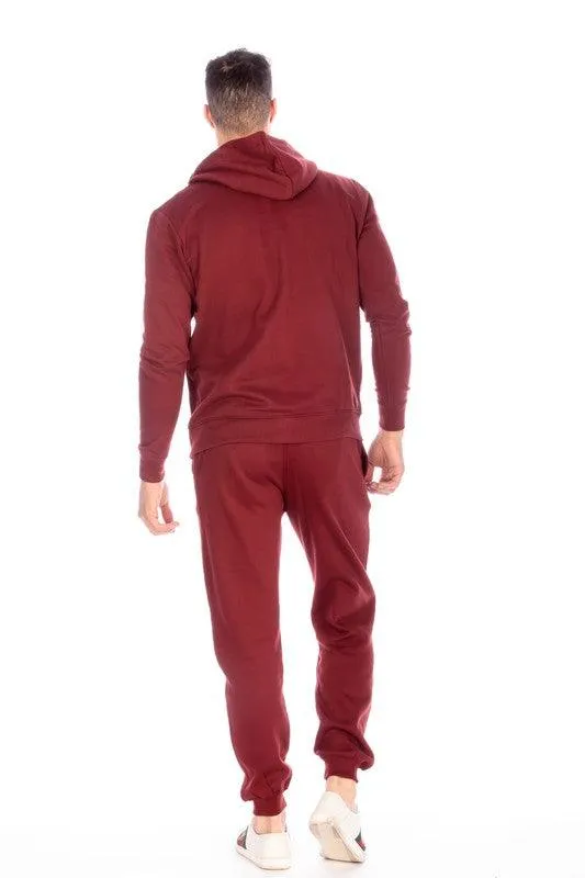 EM  Burgundy Sweatpants