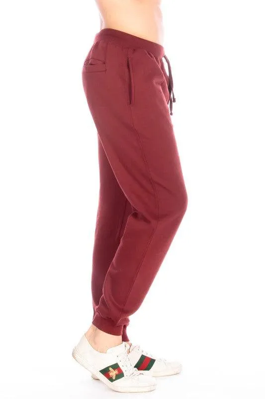 EM  Burgundy Sweatpants