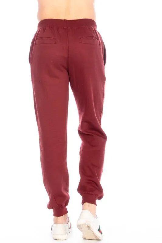 EM  Burgundy Sweatpants