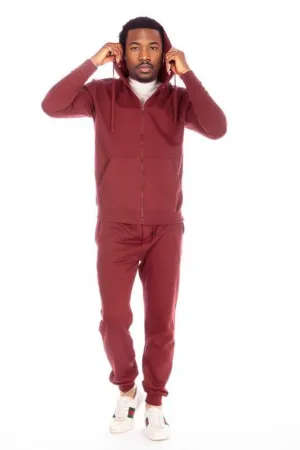 EM  Burgundy Sweatpants