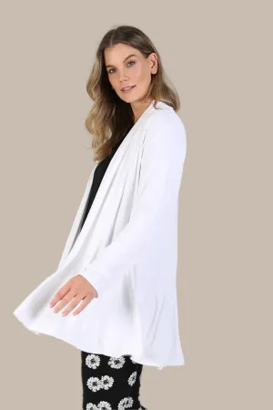FIORELLA White Bamboo Cardi