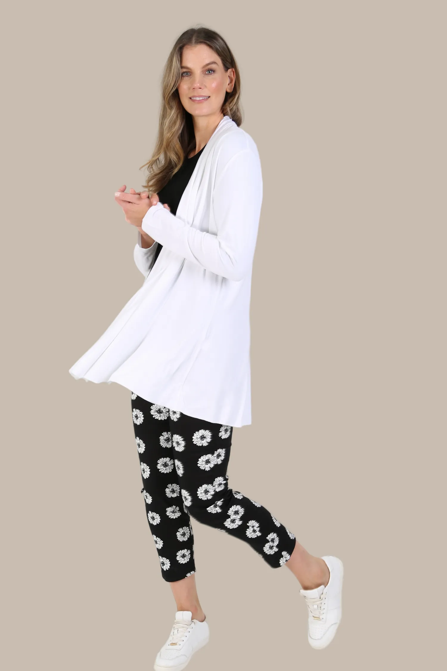 FIORELLA White Bamboo Cardi