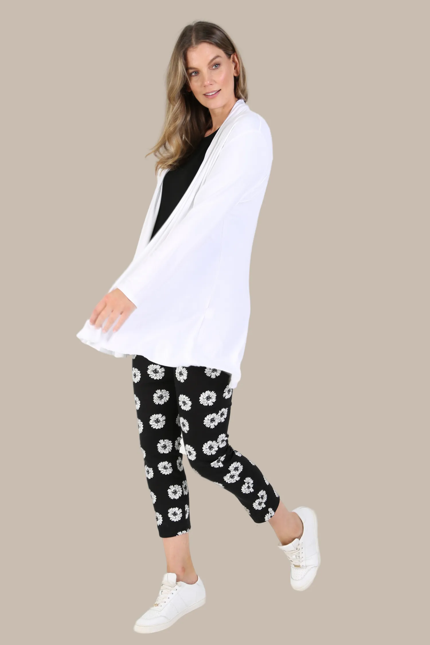 FIORELLA White Bamboo Cardi