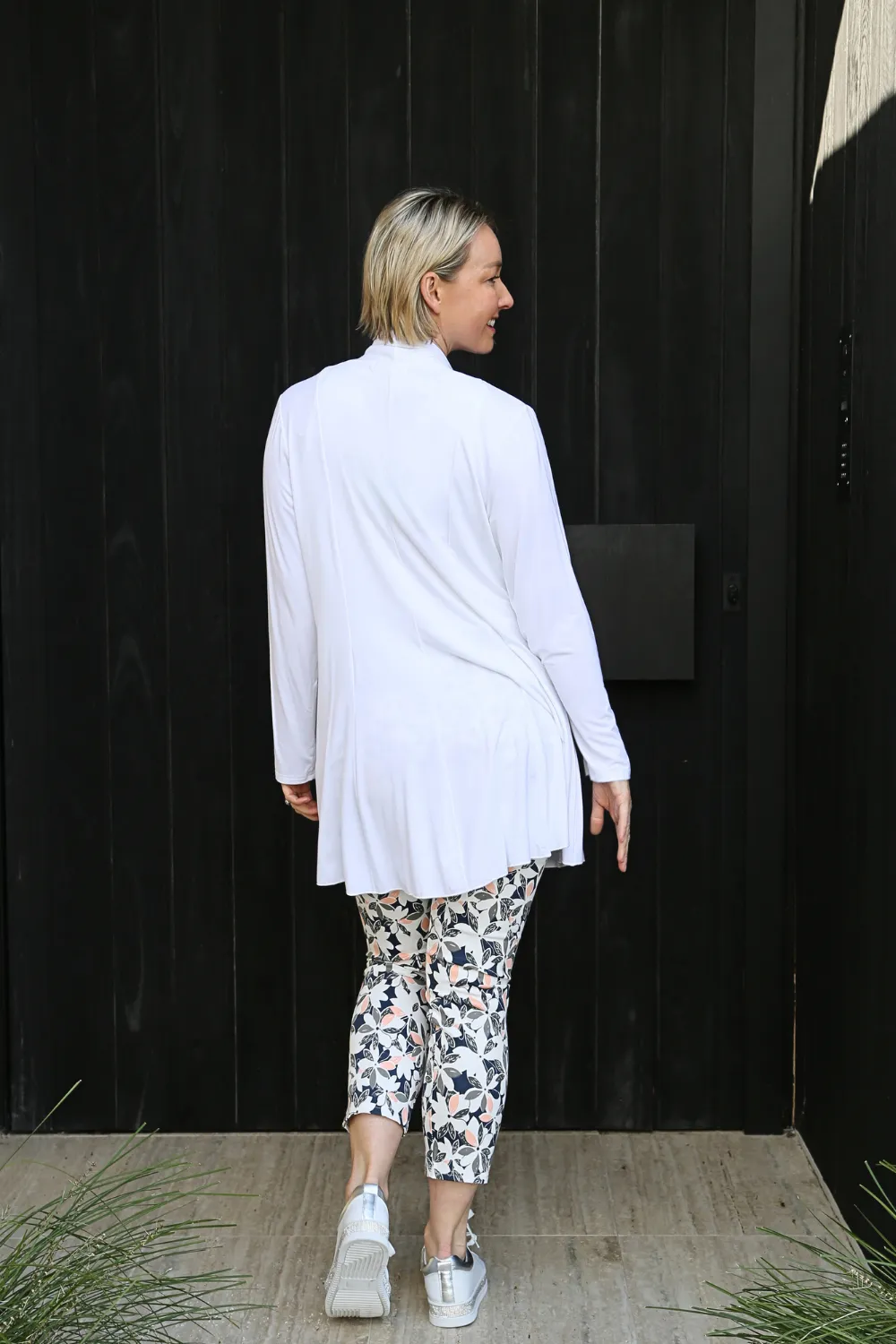 FIORELLA White Bamboo Cardi
