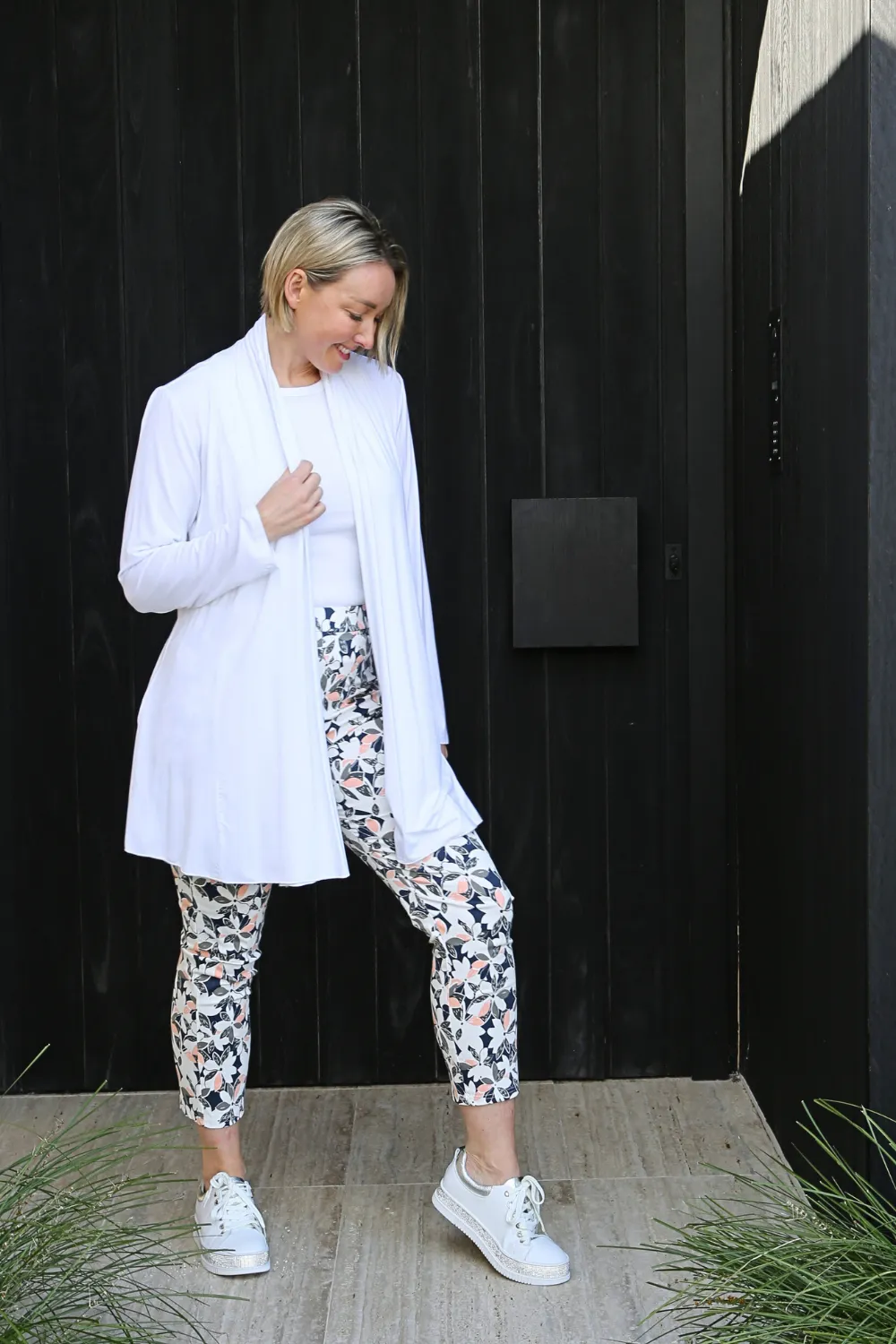 FIORELLA White Bamboo Cardi