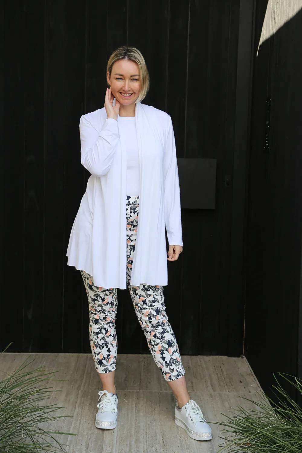 FIORELLA White Bamboo Cardi