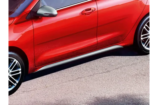 Genuine Kia Rio 5 Door Silver Side Skirts