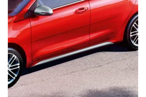 Genuine Kia Rio 5 Door Silver Side Skirts