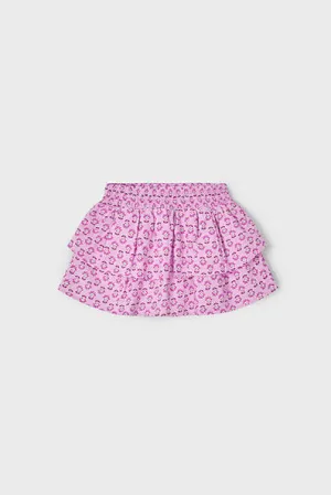 girls floral tiered skirt