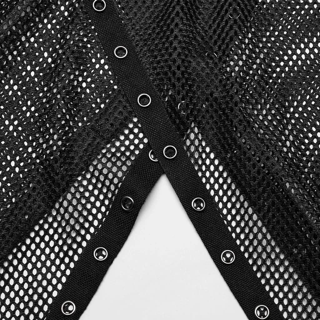 Glitch Mesh Top