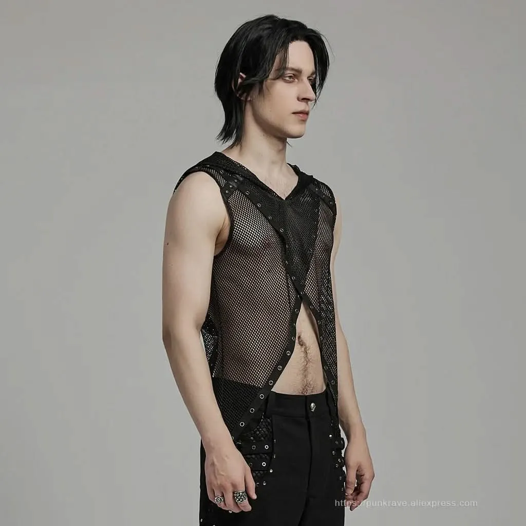 Glitch Mesh Top