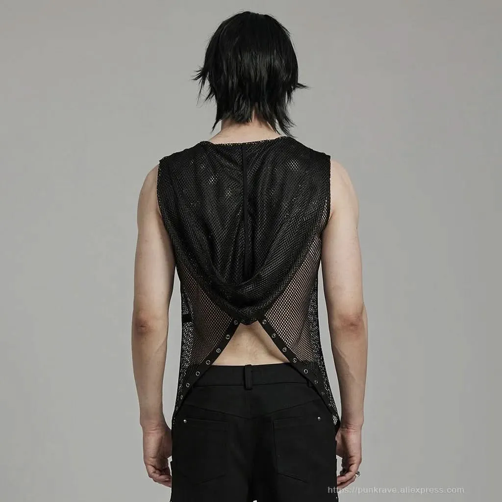 Glitch Mesh Top