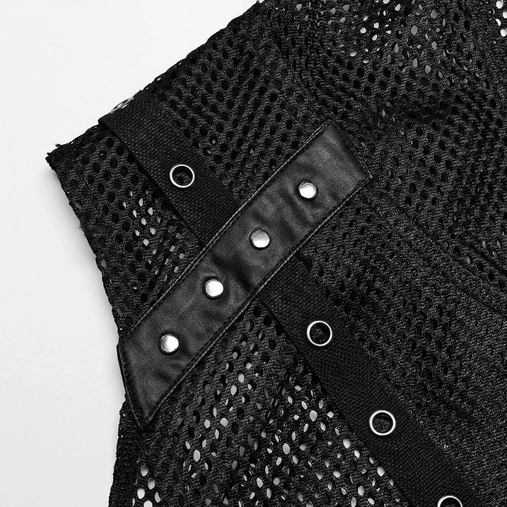 Glitch Mesh Top