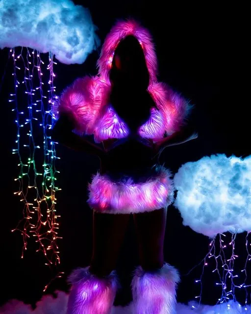 GlowFur Illuminate Light-Up Skirt