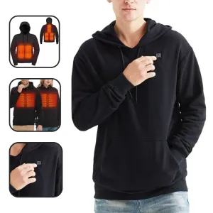 Heat Jacket Hoodie Sweatshirt For Men