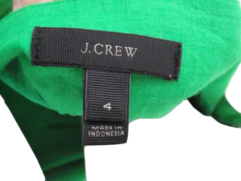 J.Crew Skirt Green Size 4 SKU 000186-7