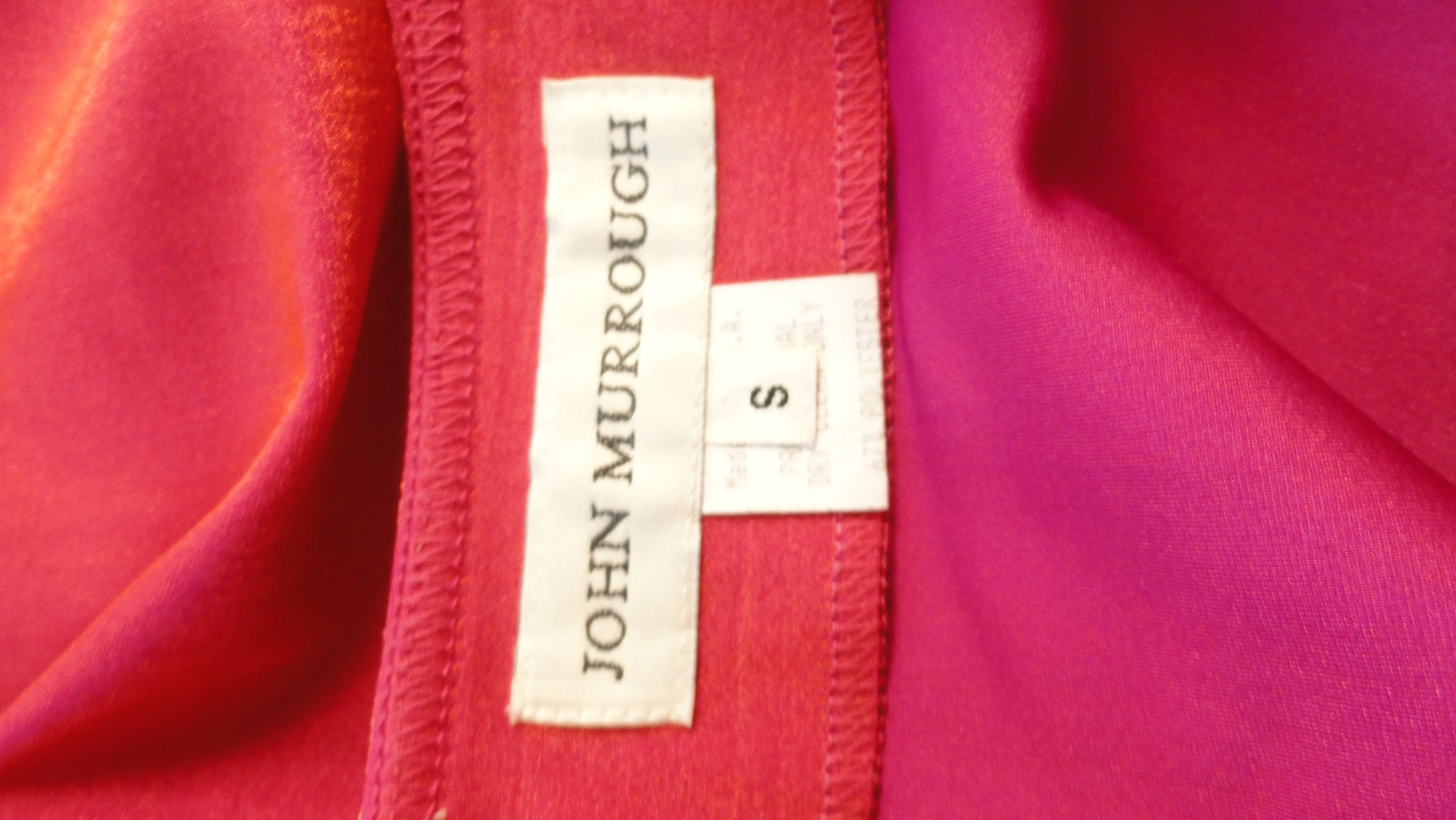 John Murrough Beautiful Shiny Red Skirt Size S SKU 000150