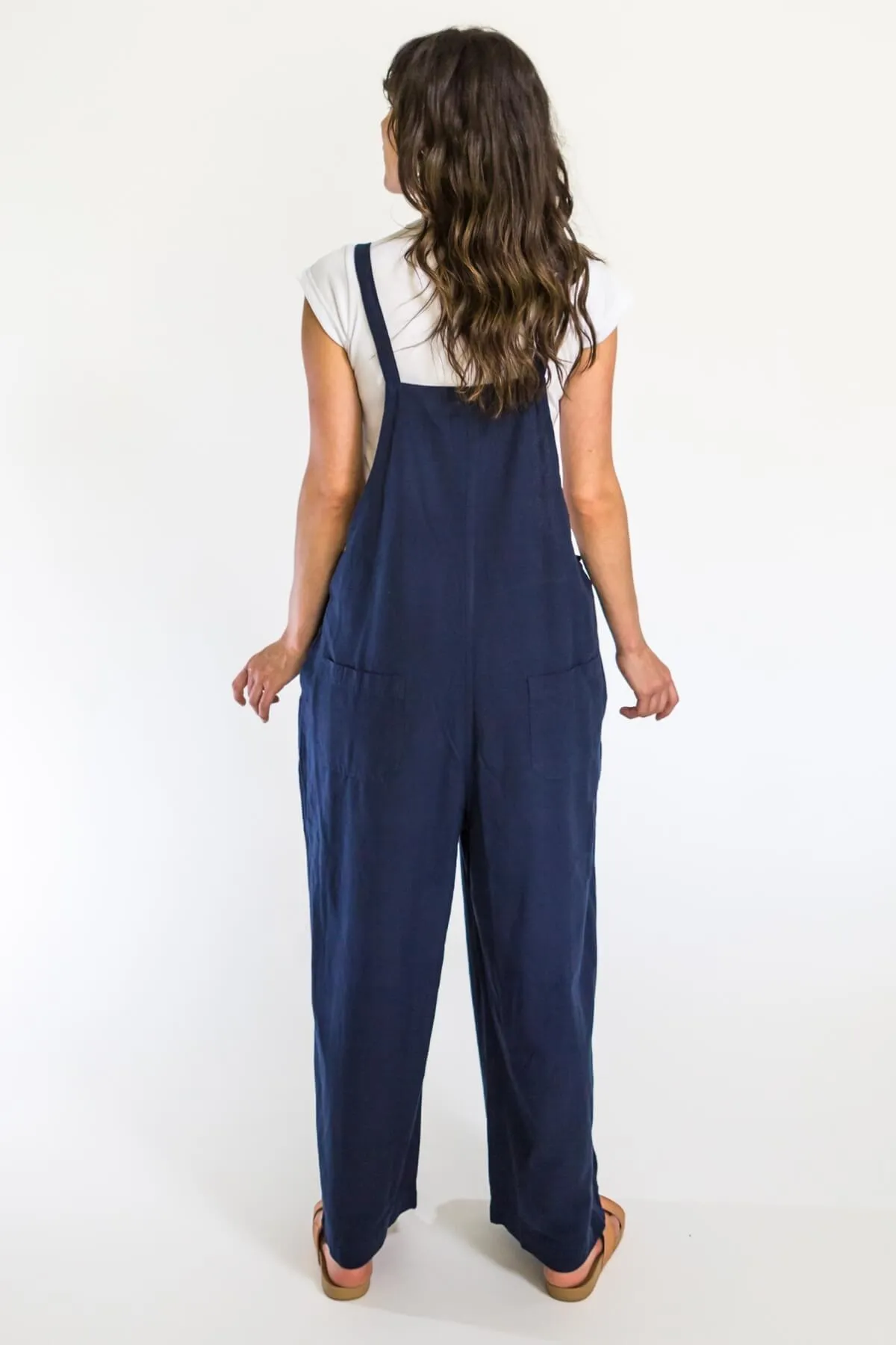 Juanita Overalls | Long - Dark Blue