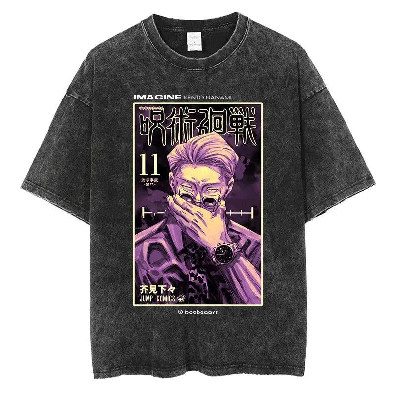Jujutsu Kaisen Nanami Vintage T-shirts