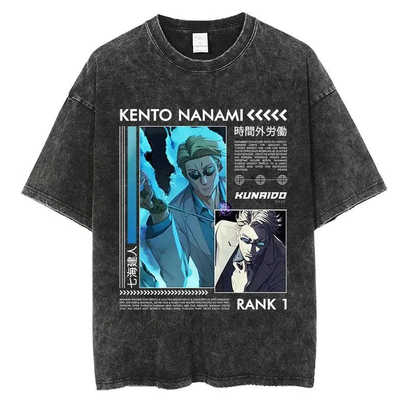 Jujutsu Kaisen Nanami Vintage T-shirts
