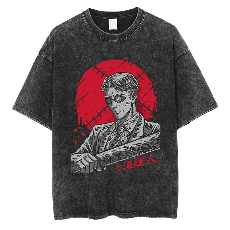 Jujutsu Kaisen Nanami Vintage T-shirts