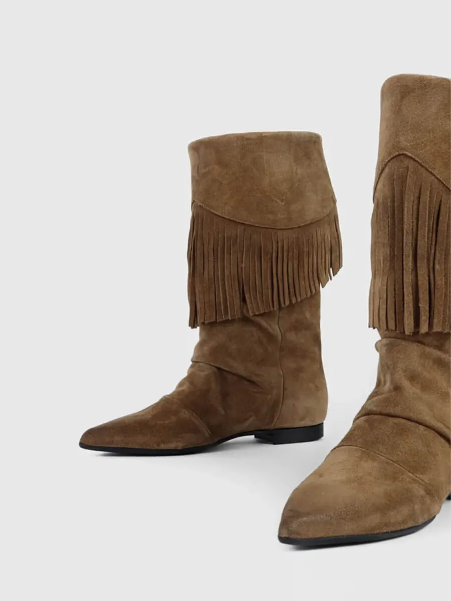Kaia Boots - Cognac
