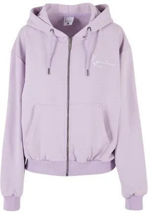 Karl Kani Zip Sweatshirt, light purple