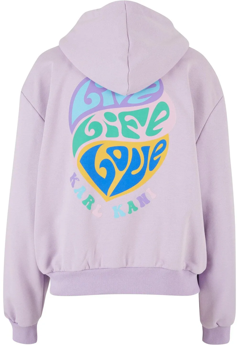 Karl Kani Zip Sweatshirt, light purple