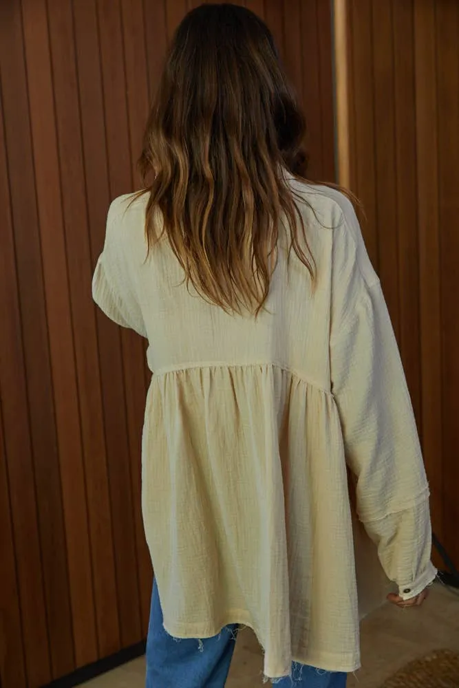 Layla Oversized Cotton Tunic
