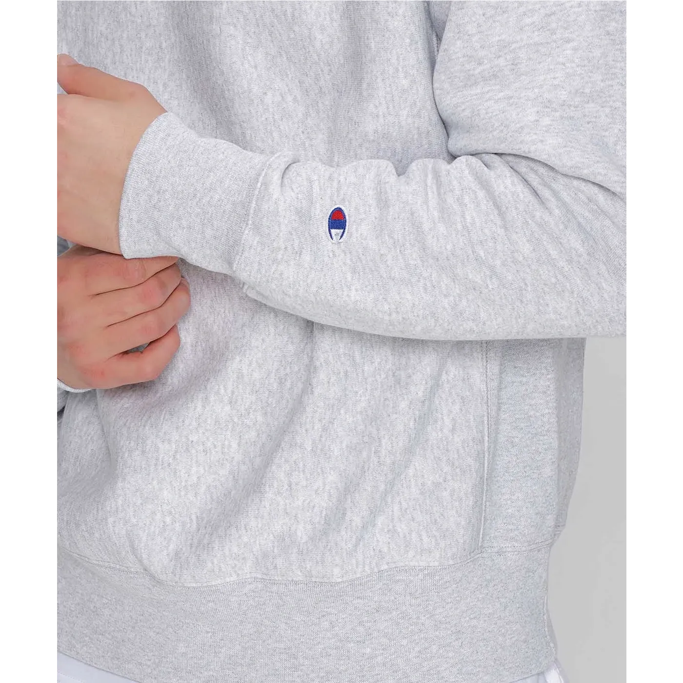 Light Grey Reverse Weave Sweatshirt