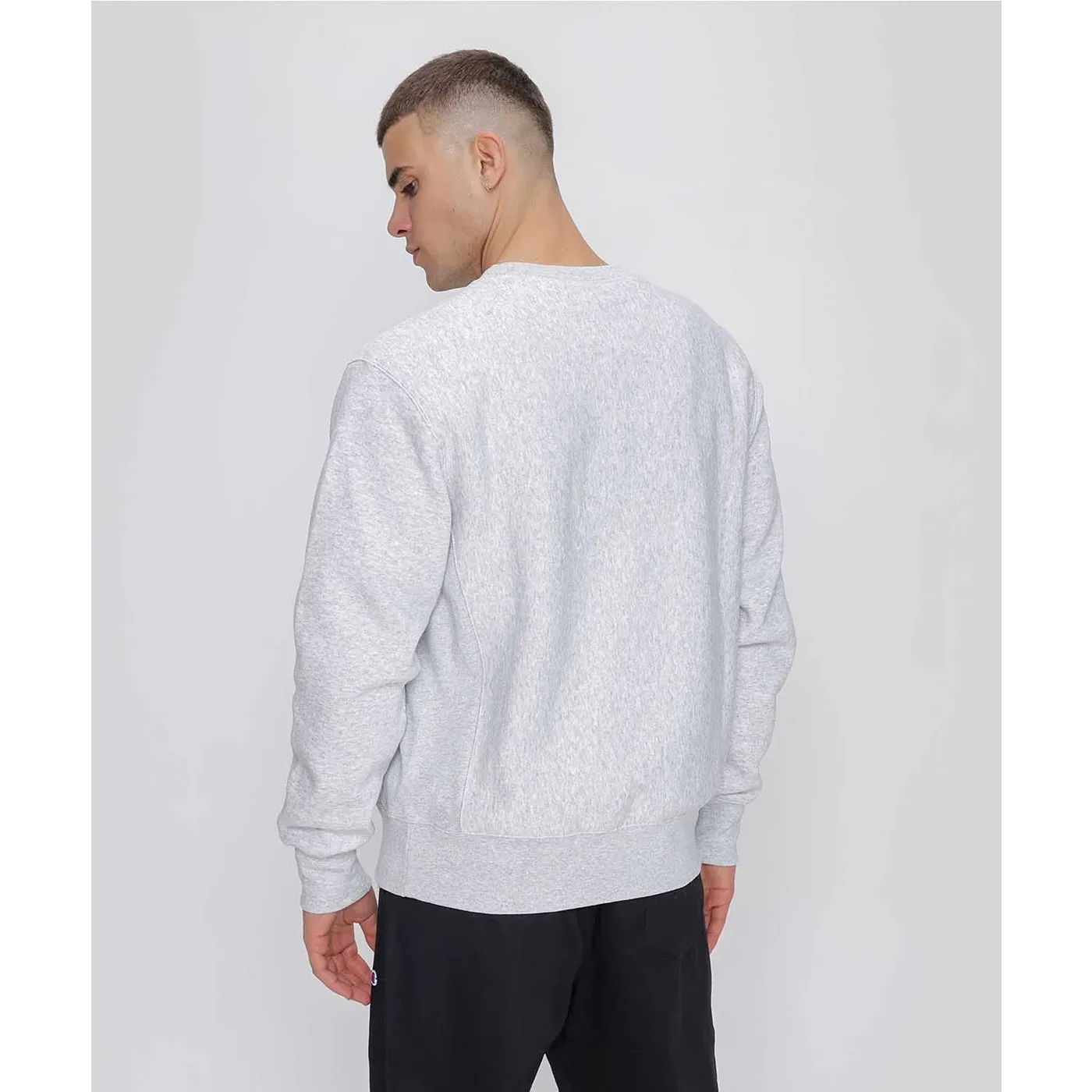 Light Grey Reverse Weave Sweatshirt