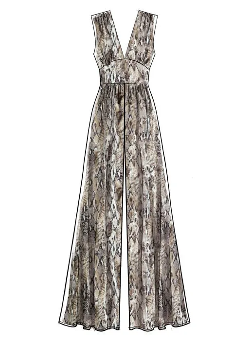 M8009 Misses' Romper and Jumpsuits