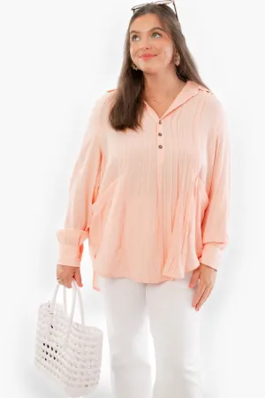 Make Me Blush Button Down Shirt