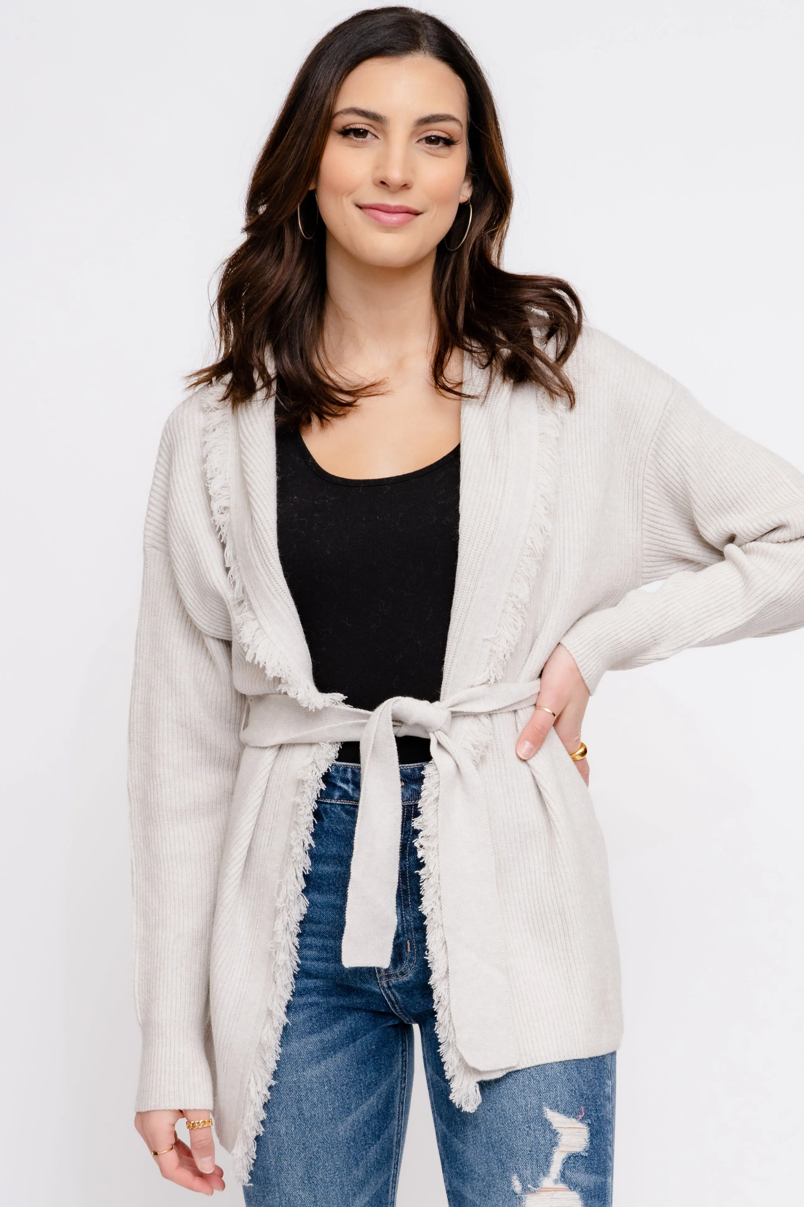 Mia Fringe Cardigan