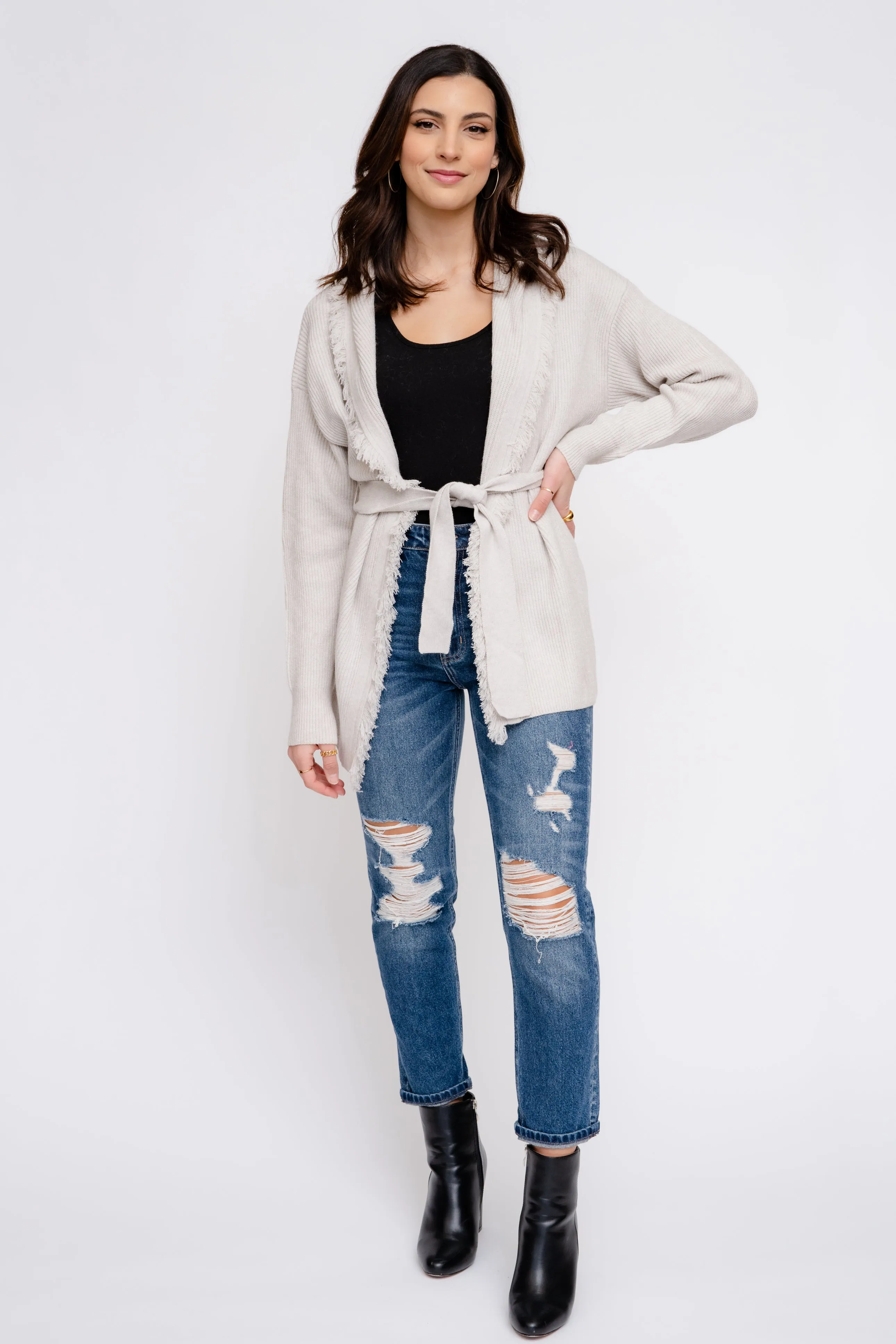 Mia Fringe Cardigan