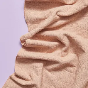 Mind The MAKER - Organic Leaf Jacquard Knit in Rose