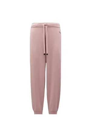 MONCLER KNITTED TROUSER ROSE