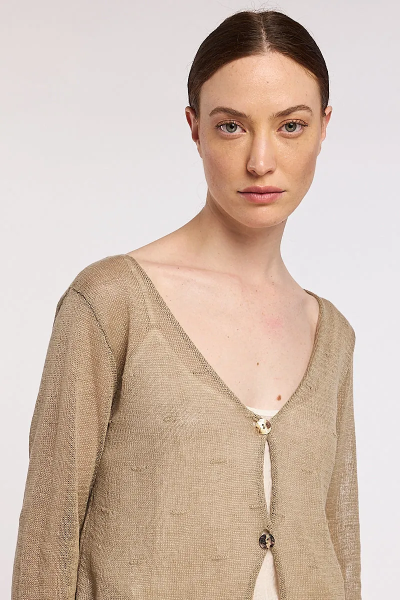 Neirami Two Button Cardigan