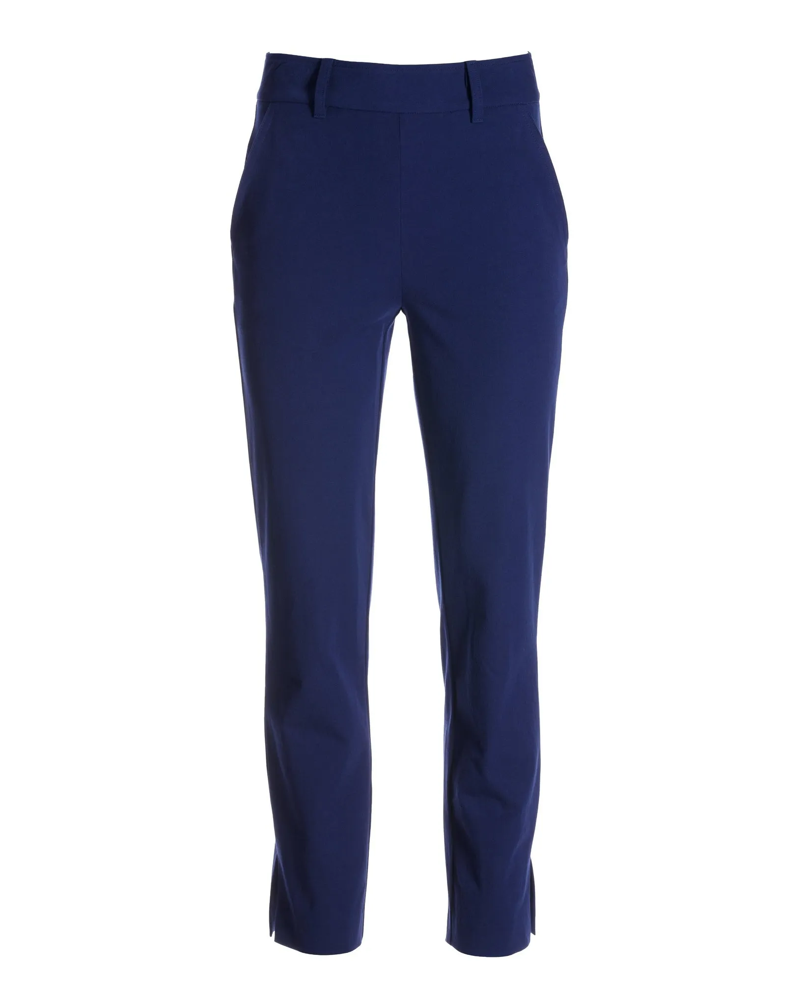 Newport Twill Pull on Crop Pant Navy
