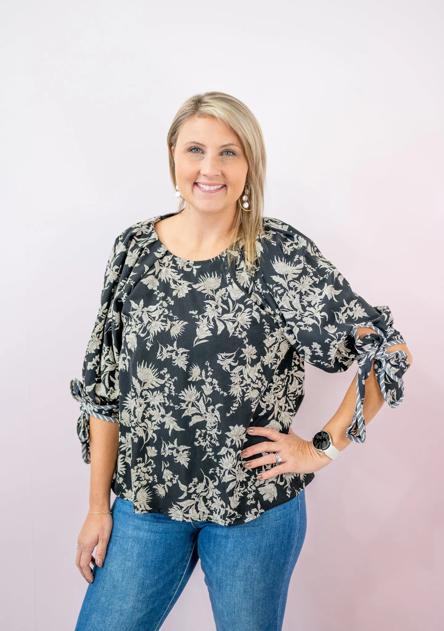 No Matter The Day Floral Blouse