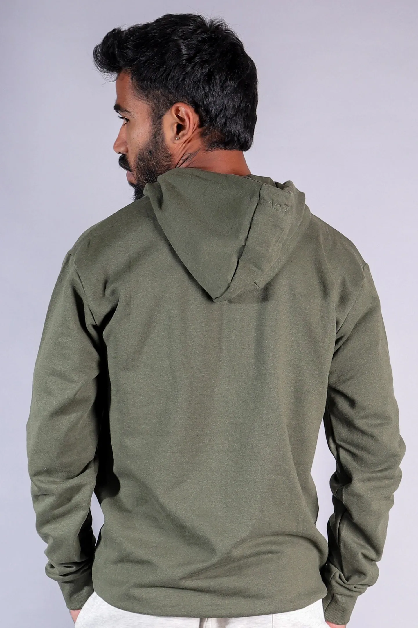 OLIVE BASIC | HOODIE