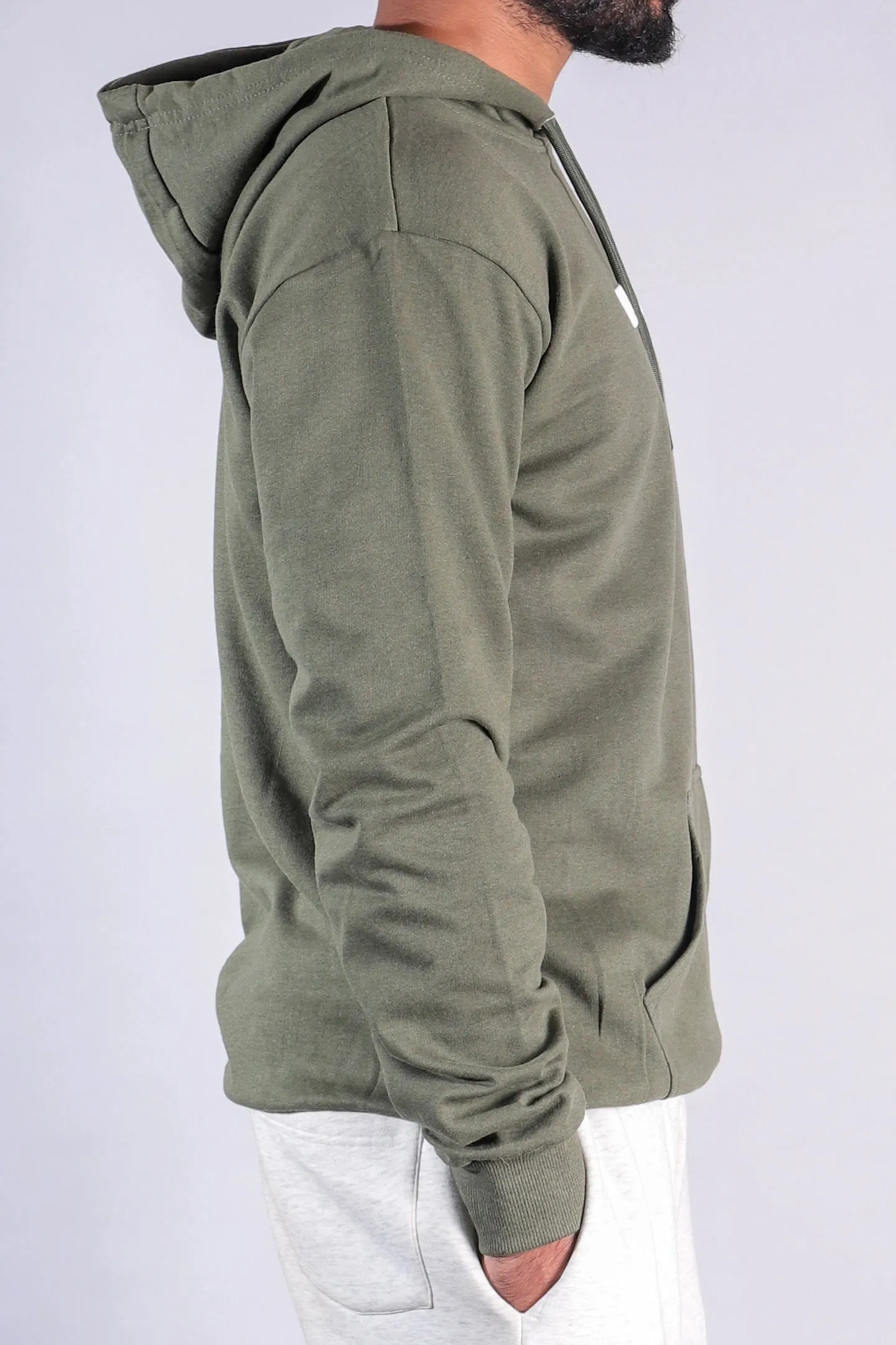 OLIVE BASIC | HOODIE