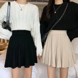 OMNI™ High Waist Knitted Mini Skirt
