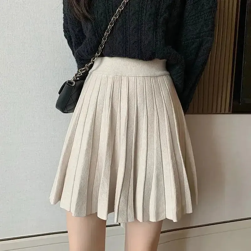 OMNI™ High Waist Knitted Mini Skirt