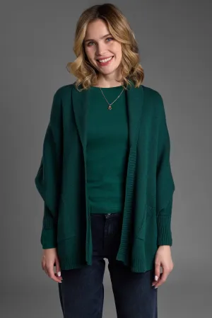 Open Front Oversized Cardigan Sweater