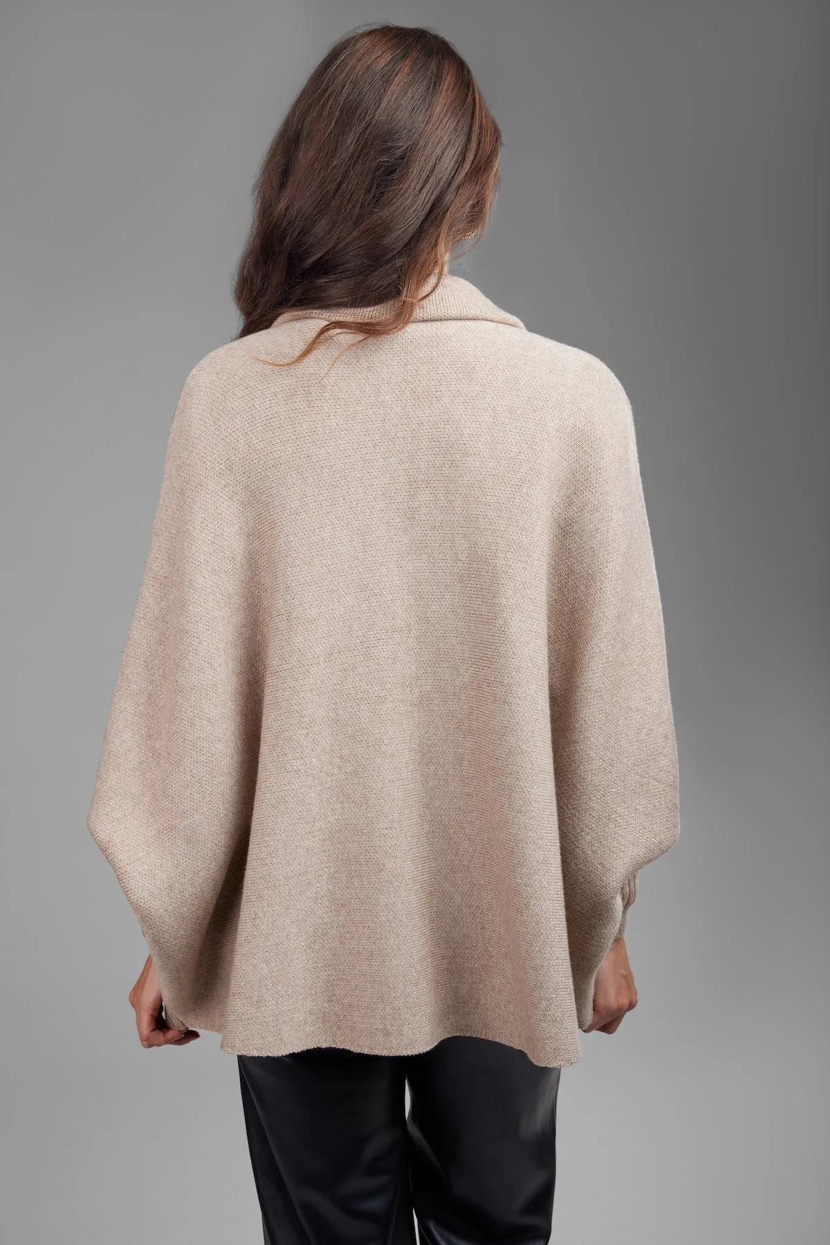 Open Front Oversized Cardigan Sweater