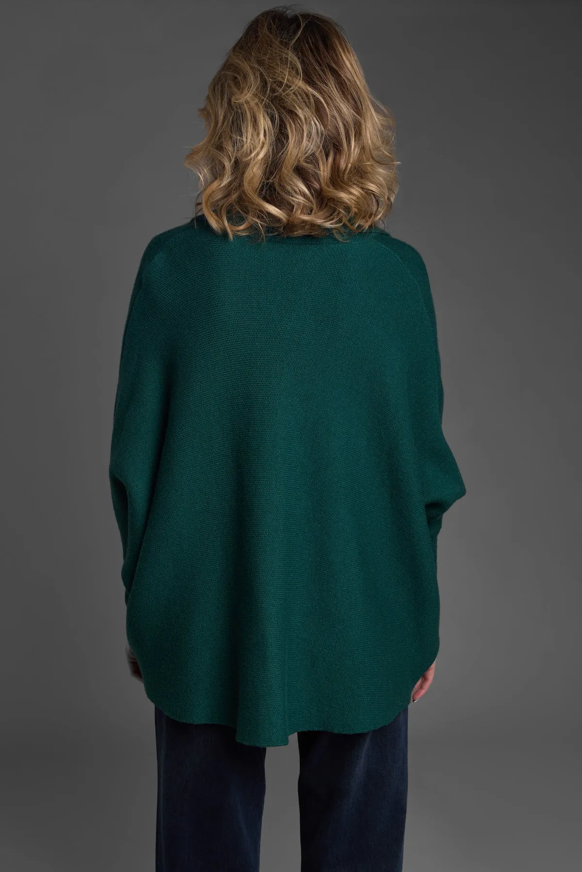 Open Front Oversized Cardigan Sweater
