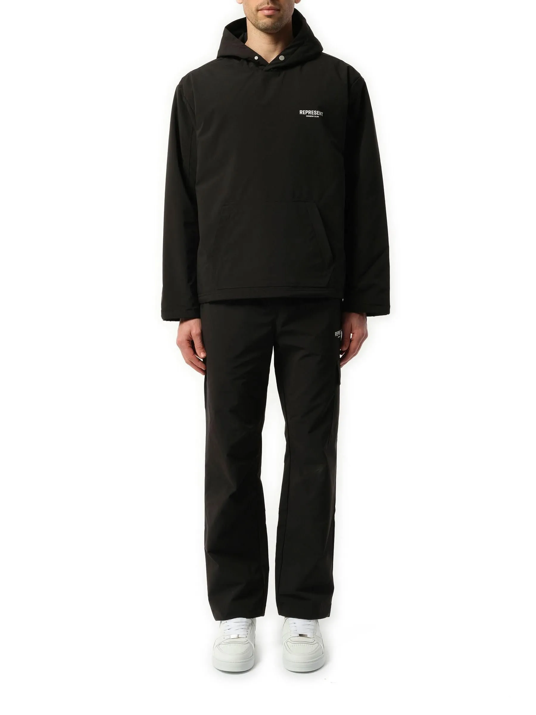 Owners Club Hooded Pullover in Black