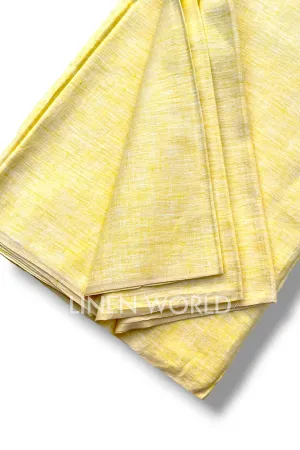 Pale Yellow Linen Fabric (60 Lea)