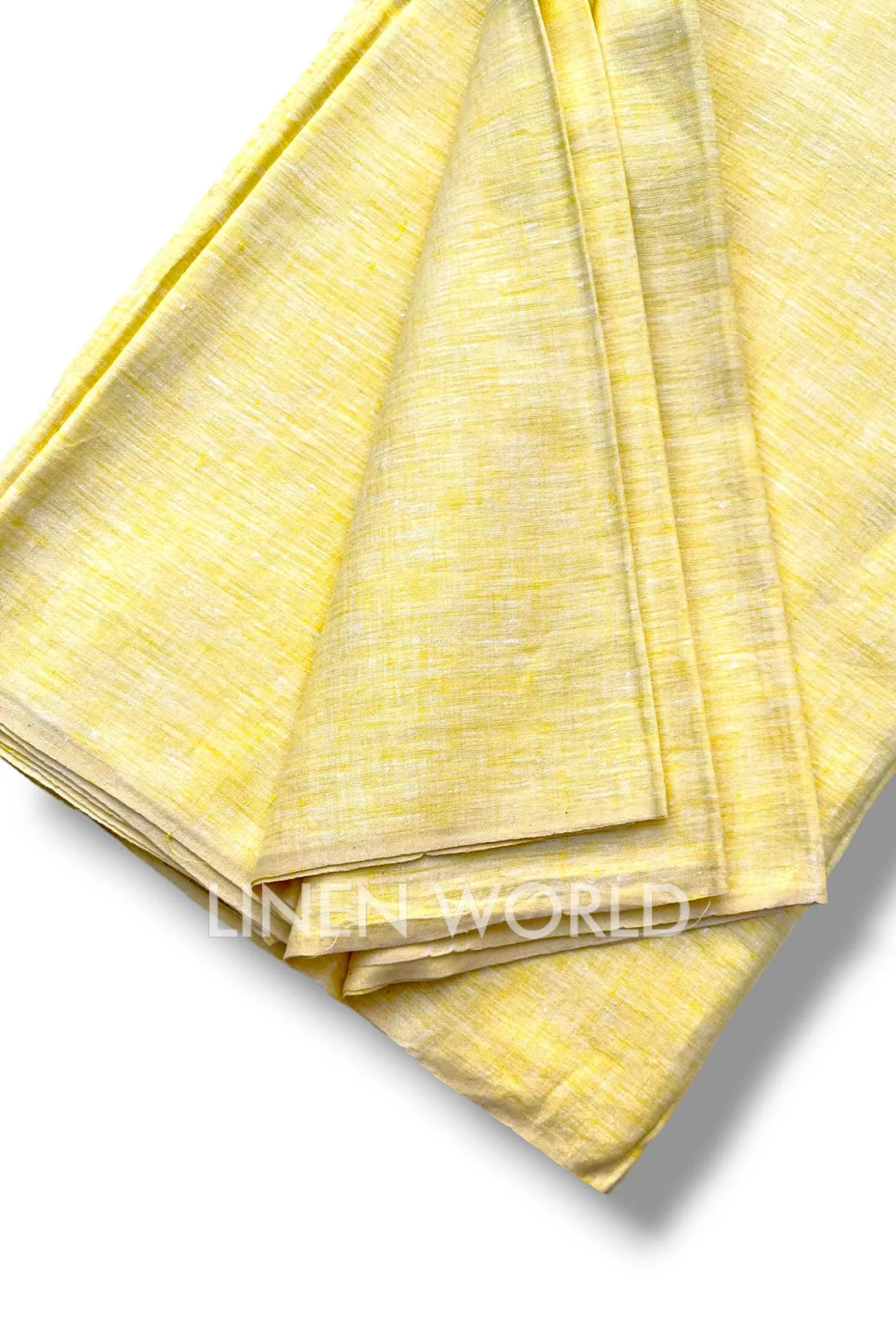 Pale Yellow Linen Fabric (60 Lea)
